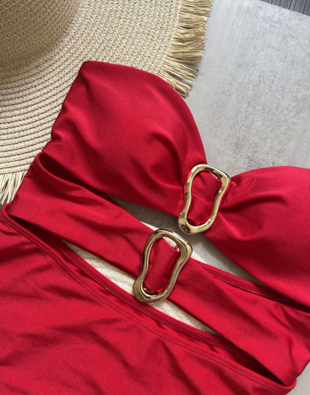 Italia Couture 'Rita' Bandeau One-Piece Swimsuit - İtalia Couture