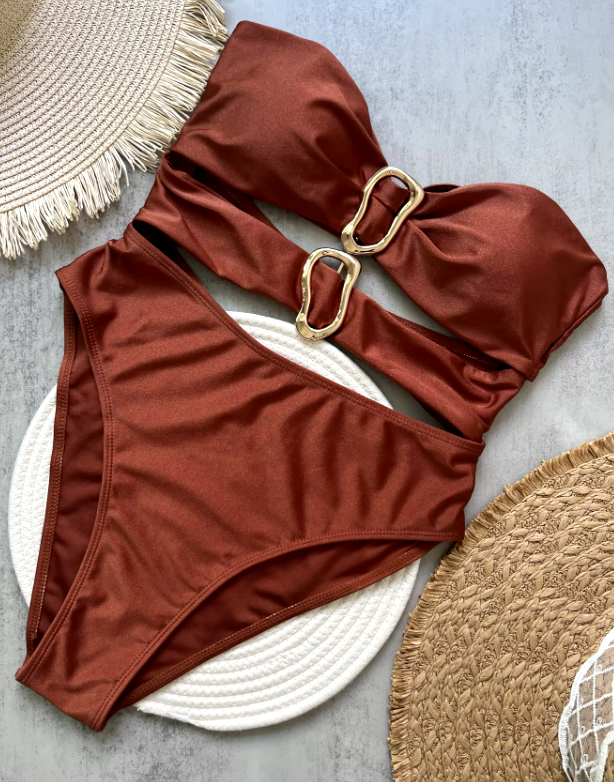 Italia Couture 'Rita' Bandeau One-Piece Swimsuit - İtalia Couture