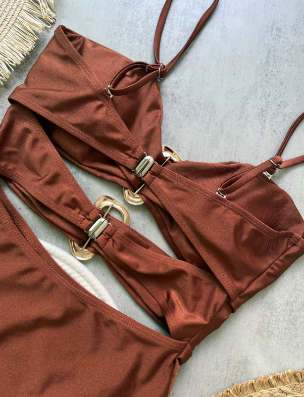 Italia Couture 'Rita' Bandeau One-Piece Swimsuit - İtalia Couture