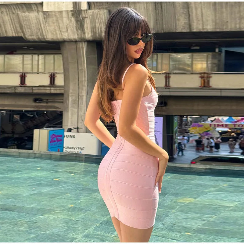 Blush Bodycon Mini Dress
