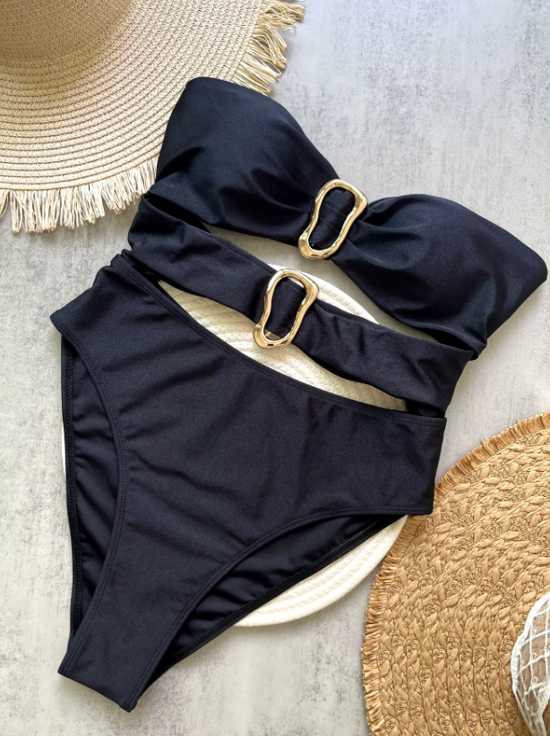 Italia Couture 'Rita' Bandeau One-Piece Swimsuit - İtalia Couture 