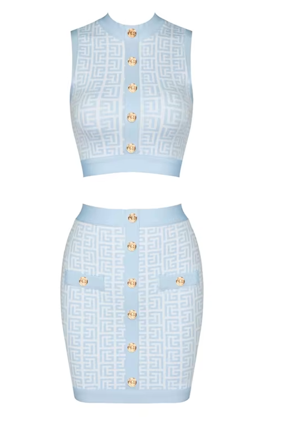 Italia Couture Candice Bandage Summer Two Piece Co-Ord Matching Set - İtalia Couture 