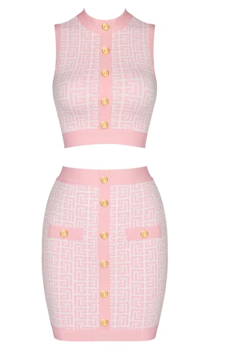 Italia Couture Candice Bandage Summer Two Piece Co-Ord Matching Set - İtalia Couture 